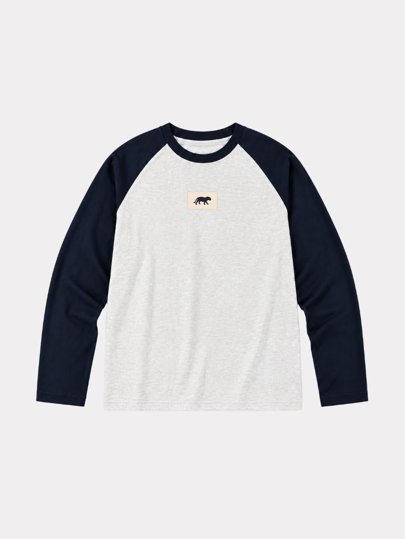 Tiger baseball long-sleeve - navy/grey