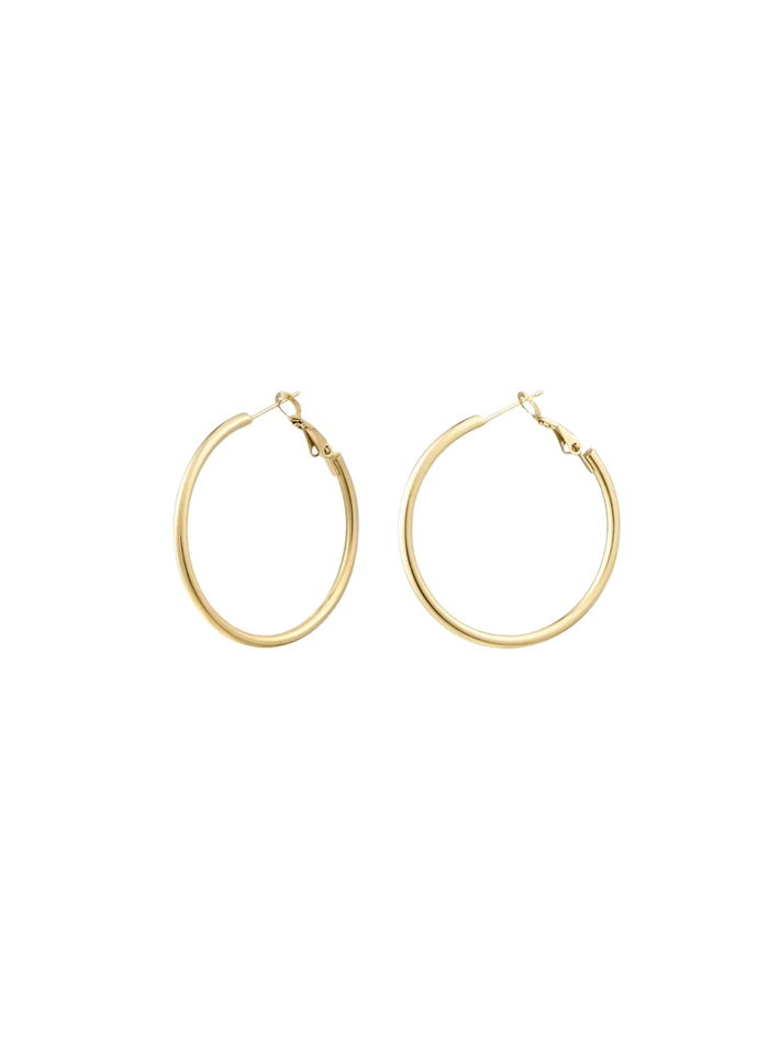 Hoopsie-Ohrringe - Gold
