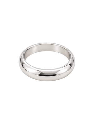 Statement bangle medium - silver