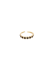 Zurück-zur-Schule-Ring - braun/gold