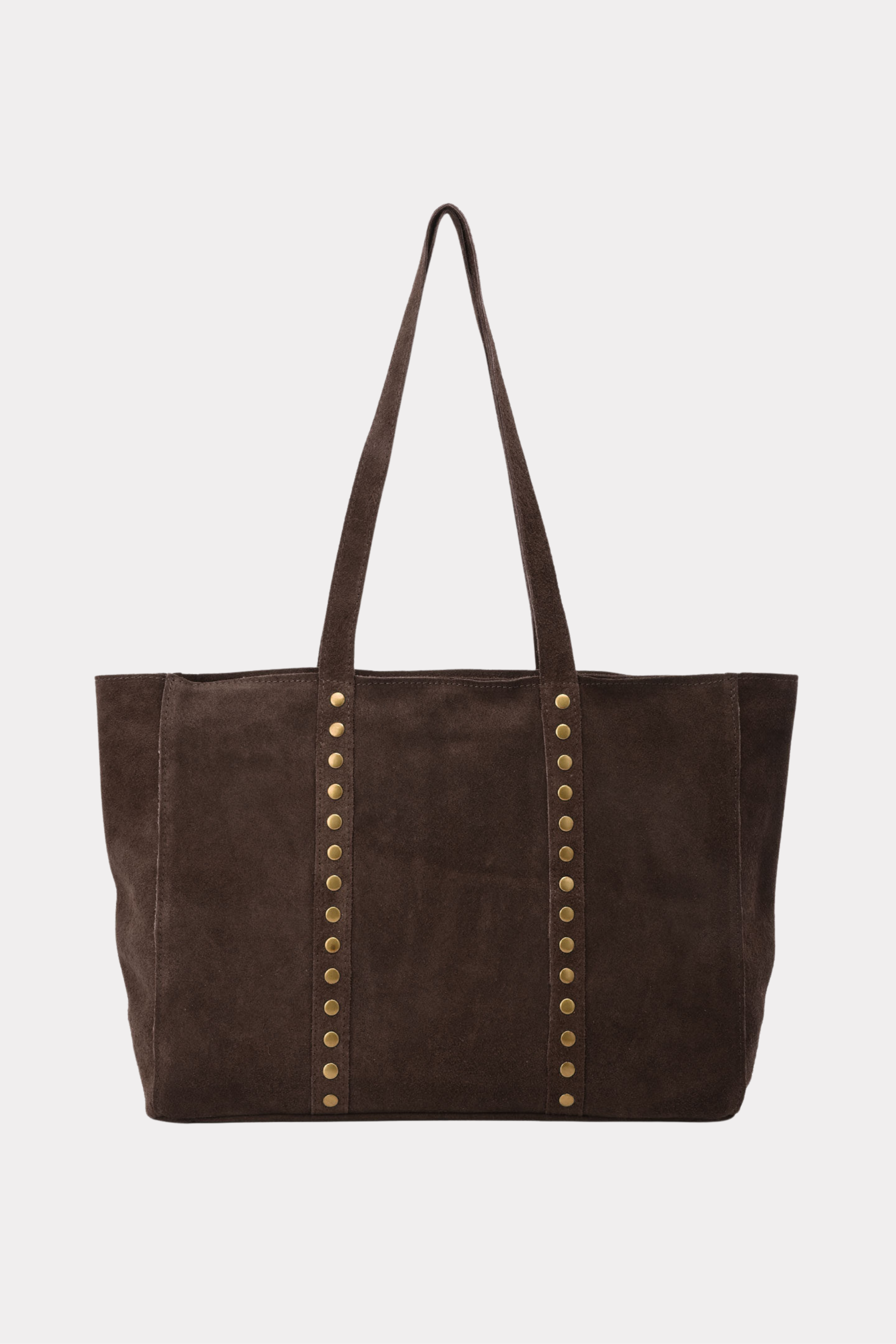 Studs bag - donkerbruin