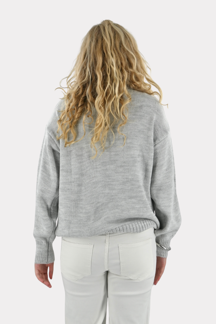 Hamptons en maille - bordeaux