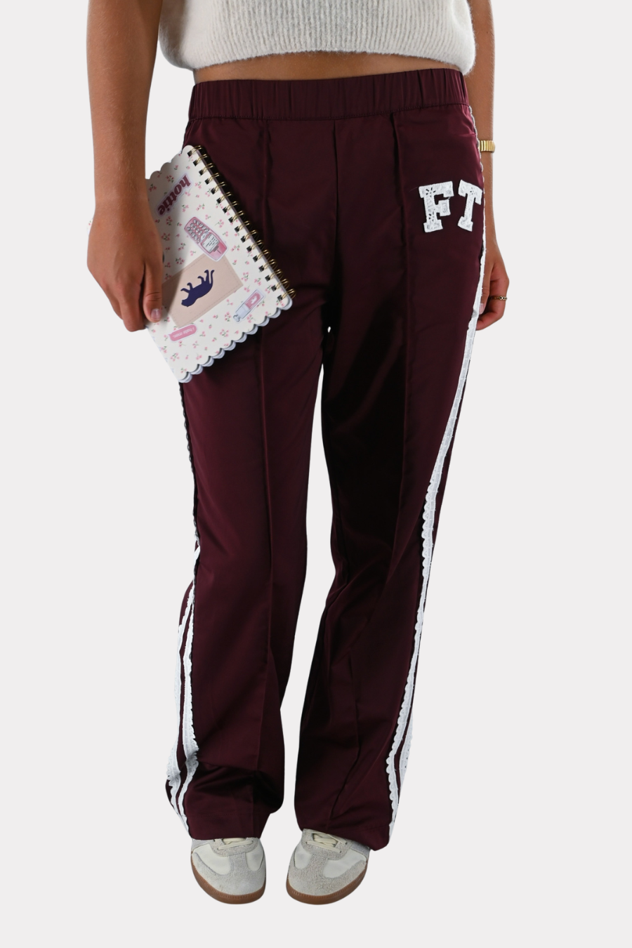 FT Spitzenhose - Bordeaux