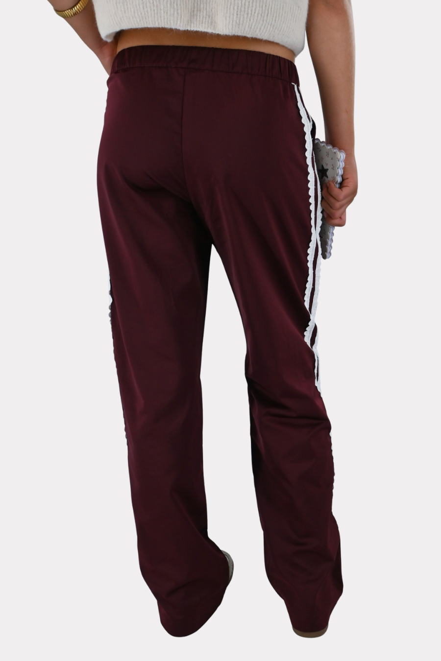 FT Spitzenhose - Bordeaux