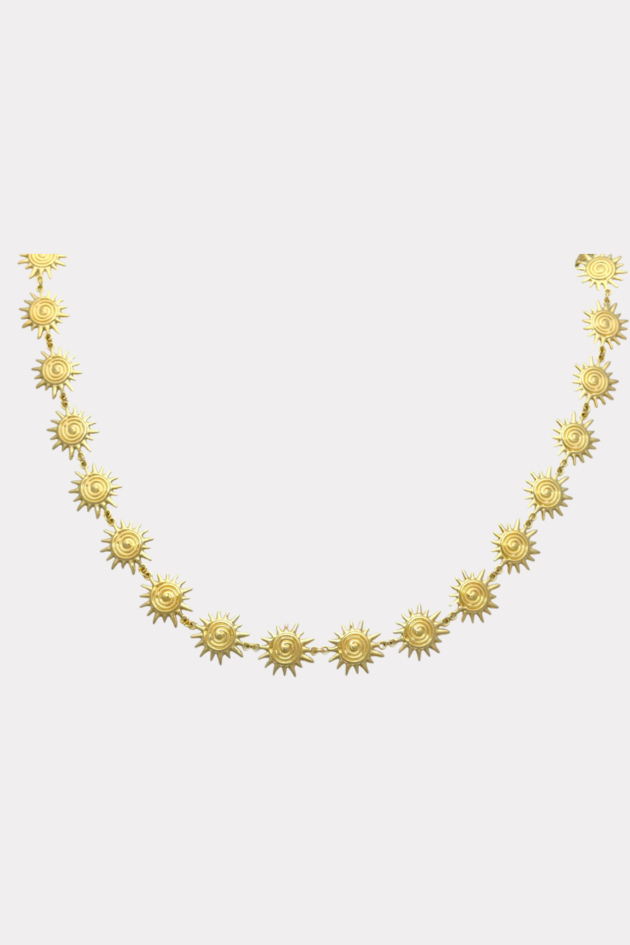 Sunshine necklace - gold