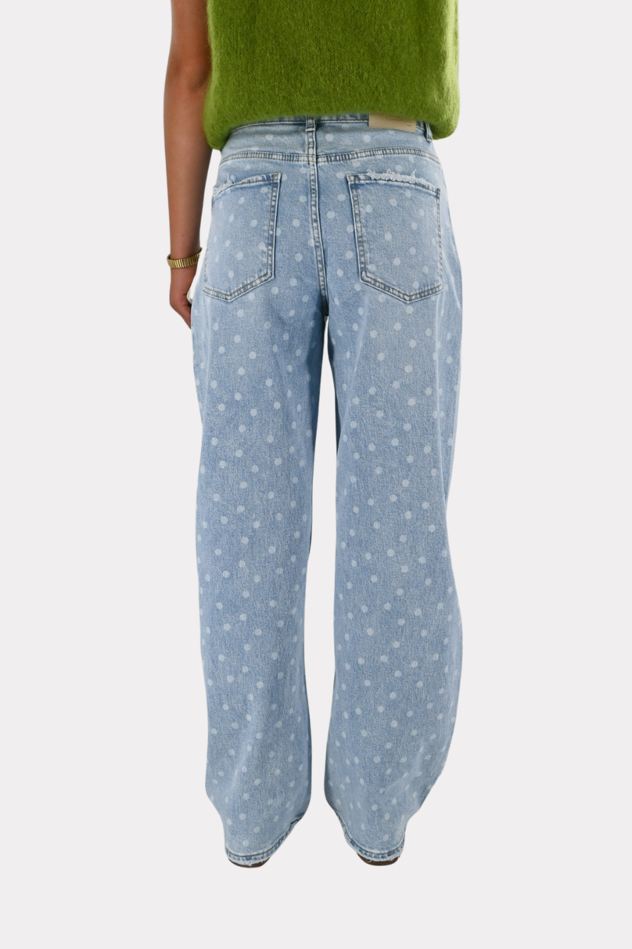 Dottie jeans - blauw