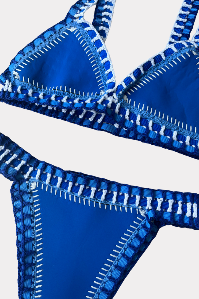 Bikini Mamma Mia Ibiza - bleu réversible