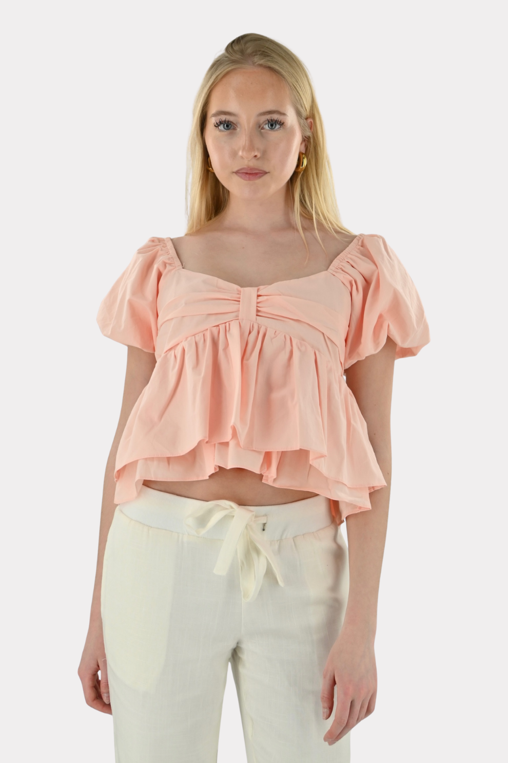 Blouse Blush - rose pâle