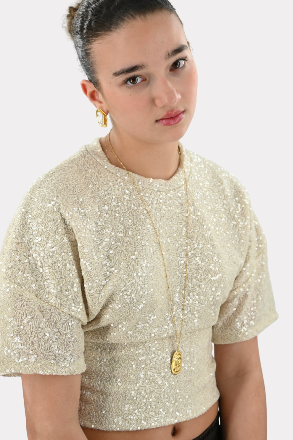 Spiral dream necklace - gold