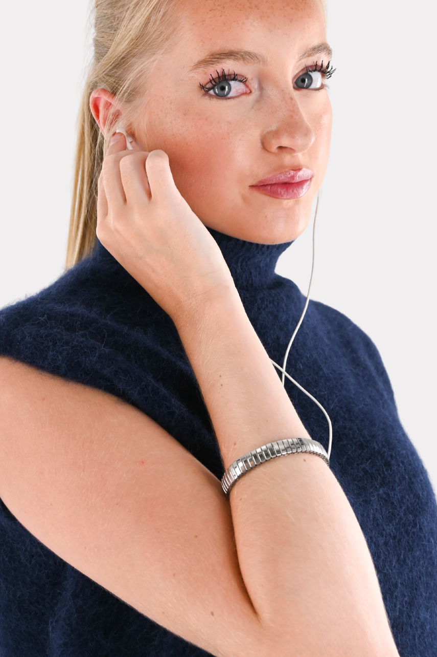 Off campus bangle - zilver