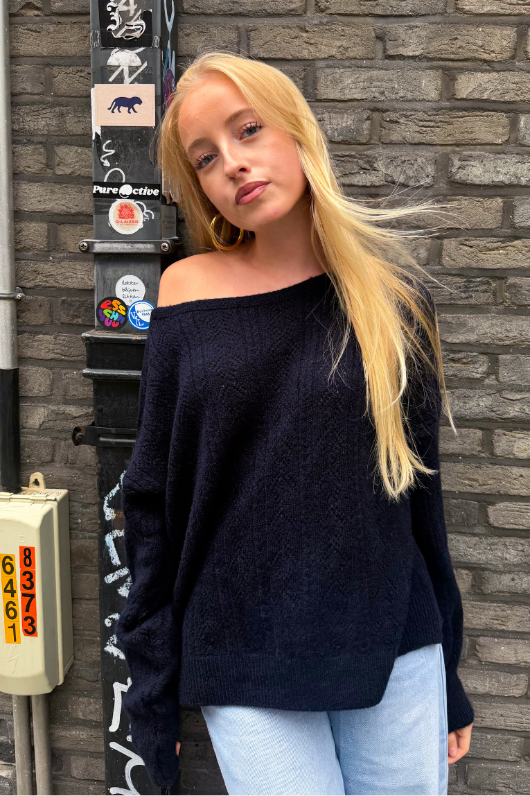 Lola-Pullover - Marineblau