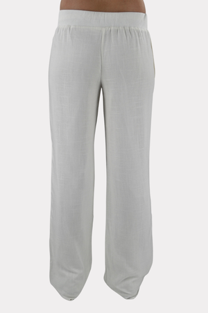 Linnen coast pants - wit