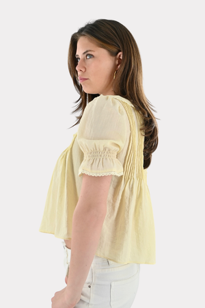 Sky-Bluse - gelb