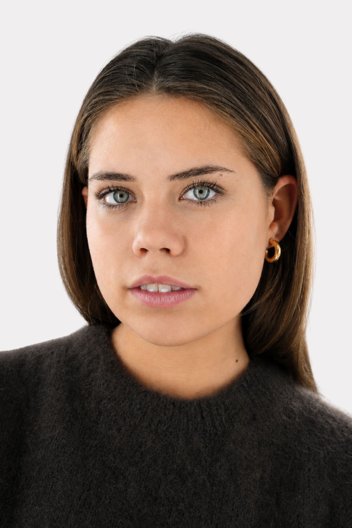 Mini swirl hoops - goud