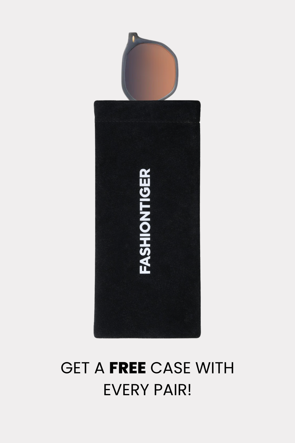 Lunettes de soleil confiantes - gris