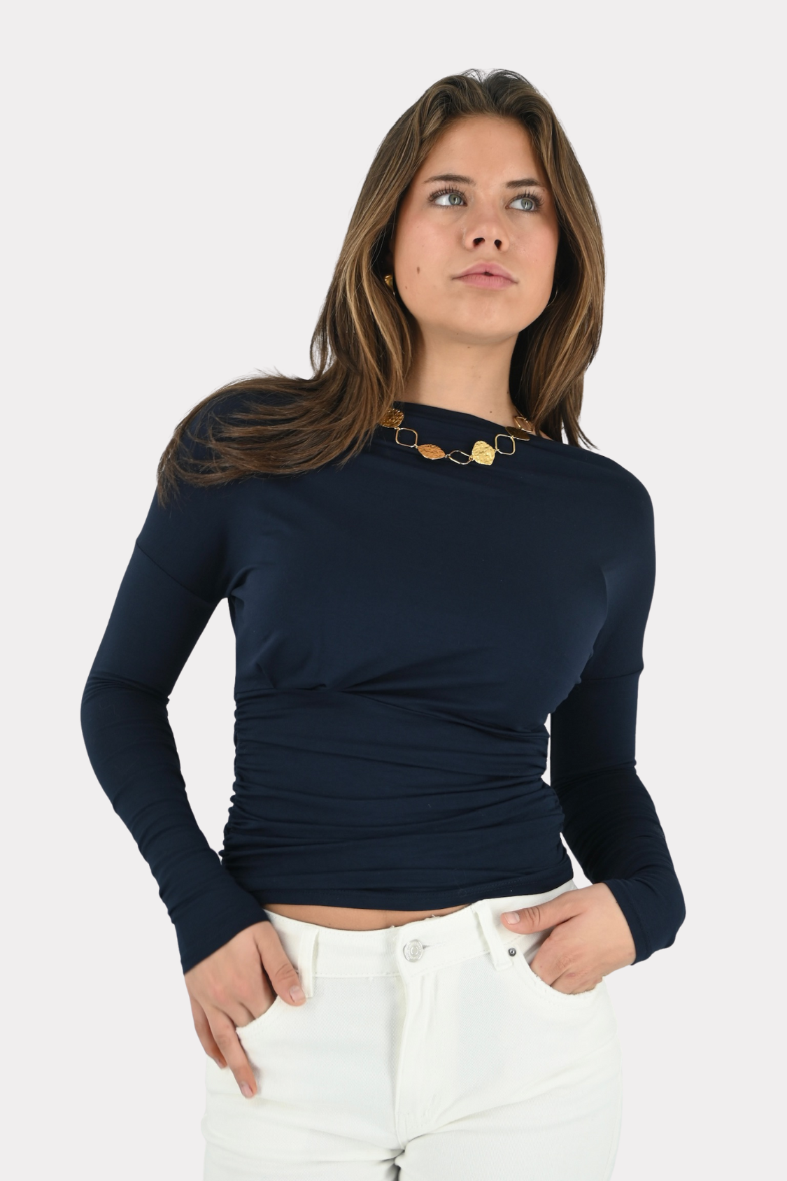 Nora-shirt-navy-fashiontiger-1