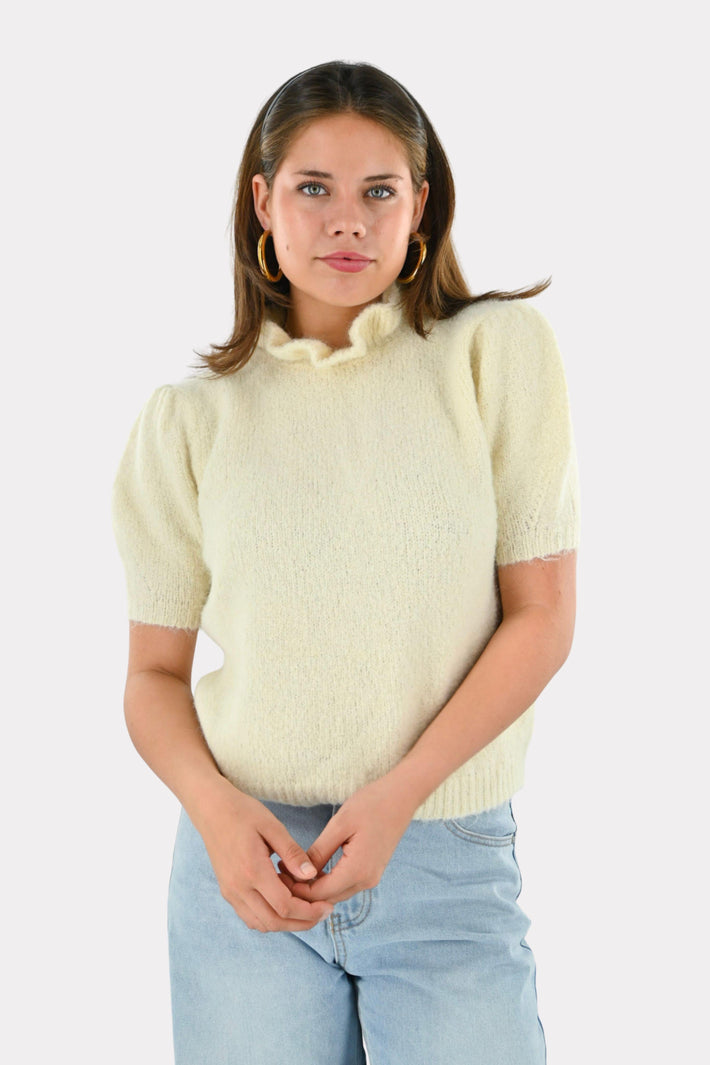 Fluffy-Mood-Top - creme