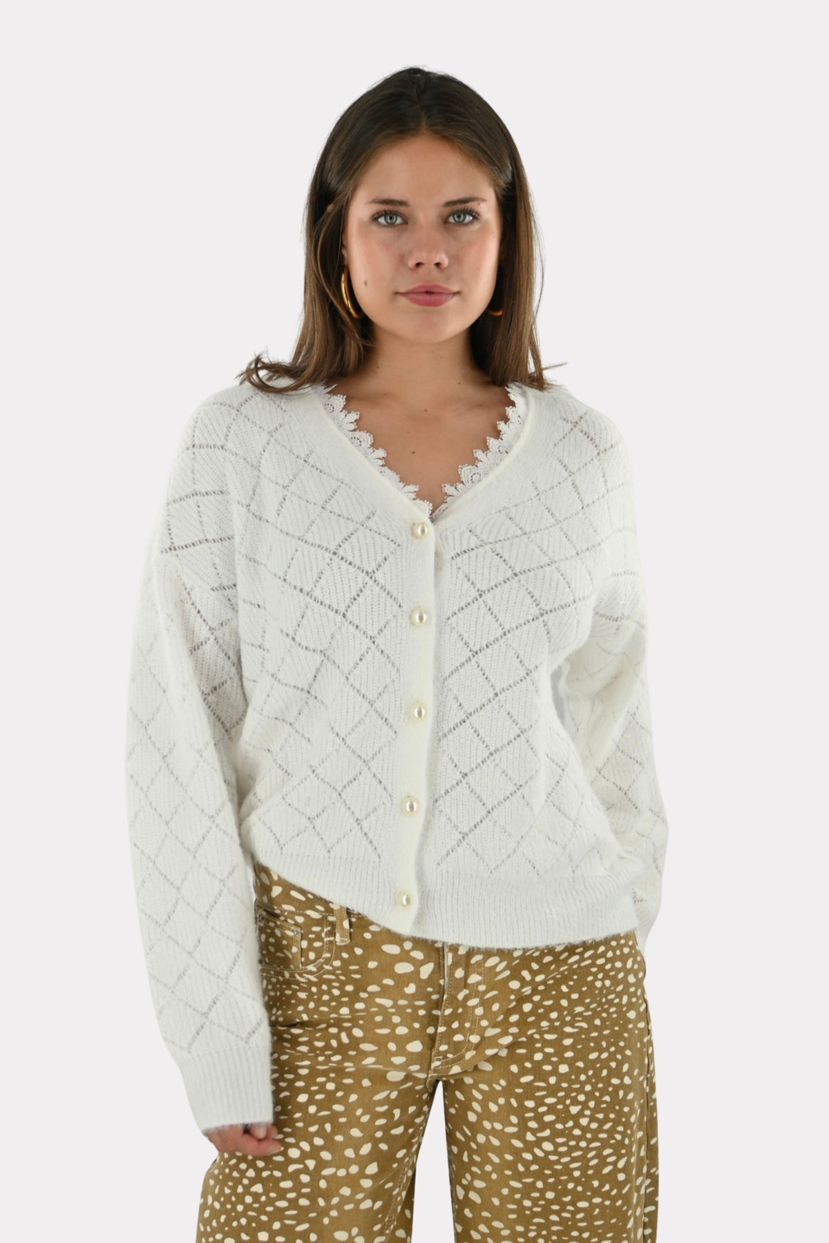 Rosie Cardigan - Weiß