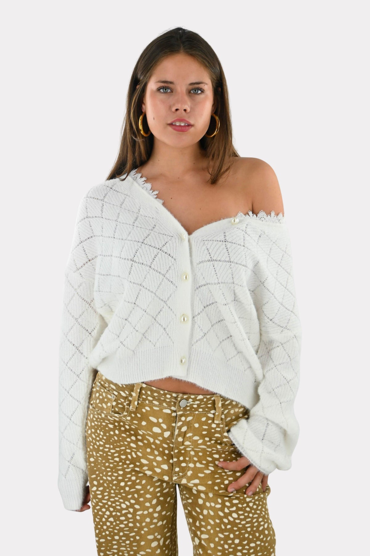Rosie Cardigan - Weiß