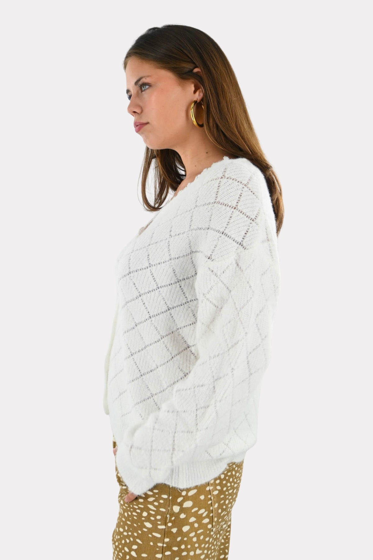 Rosie Cardigan - Weiß