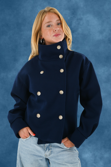 Olivia-Jacke - Marineblau