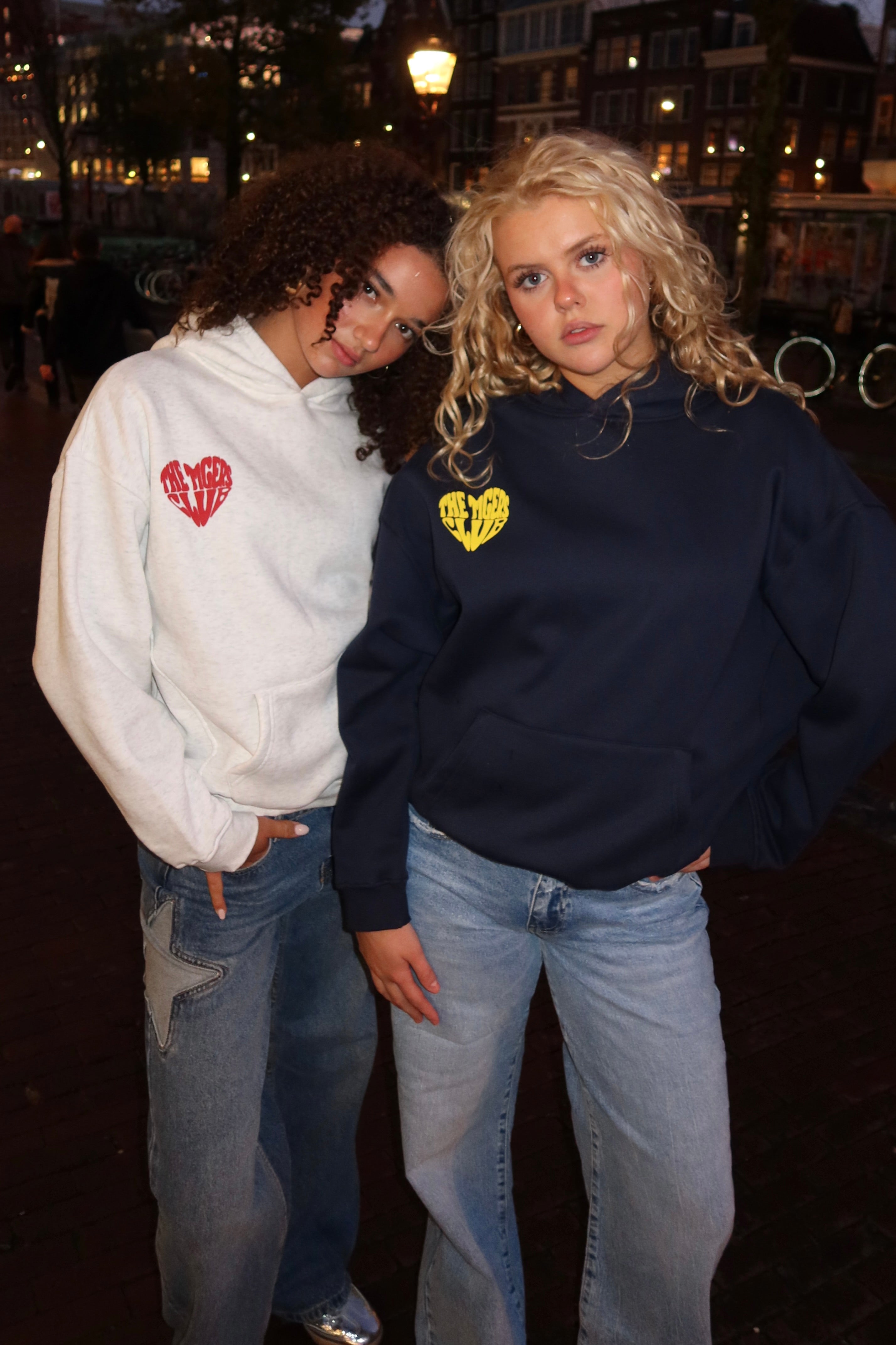 Love tigers hoodie - navy