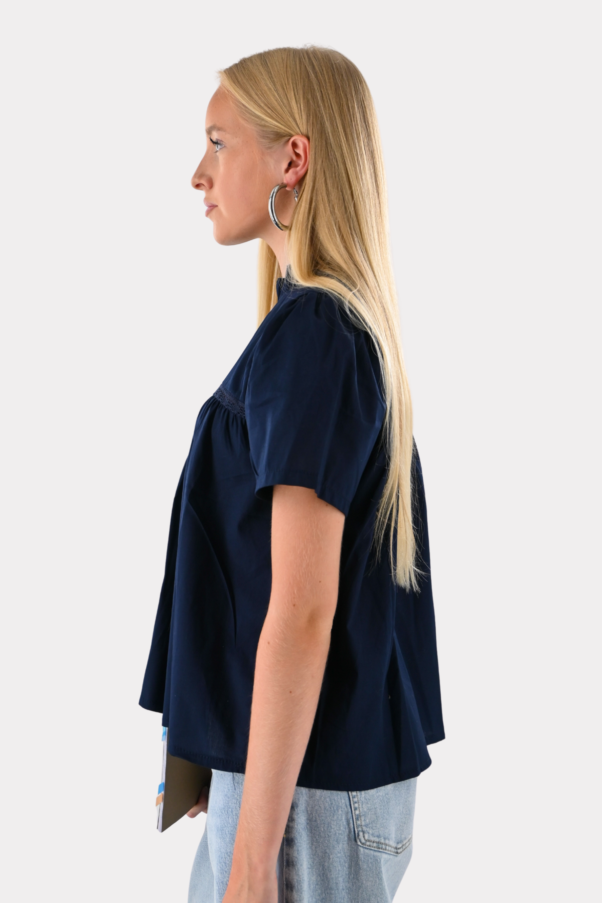 Serena blouse - navy