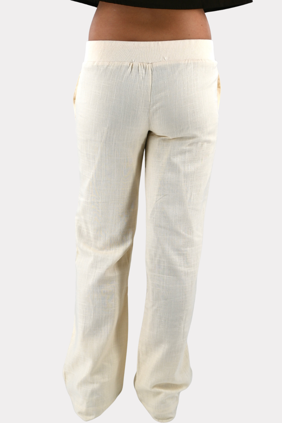 Leinen Coast-Hose - Beige