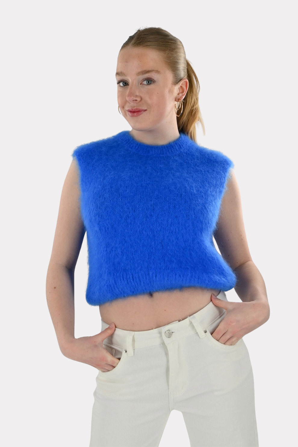 Soft classic knit  - cobalt