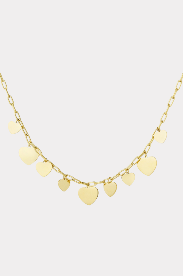 Chunky love necklace - gold