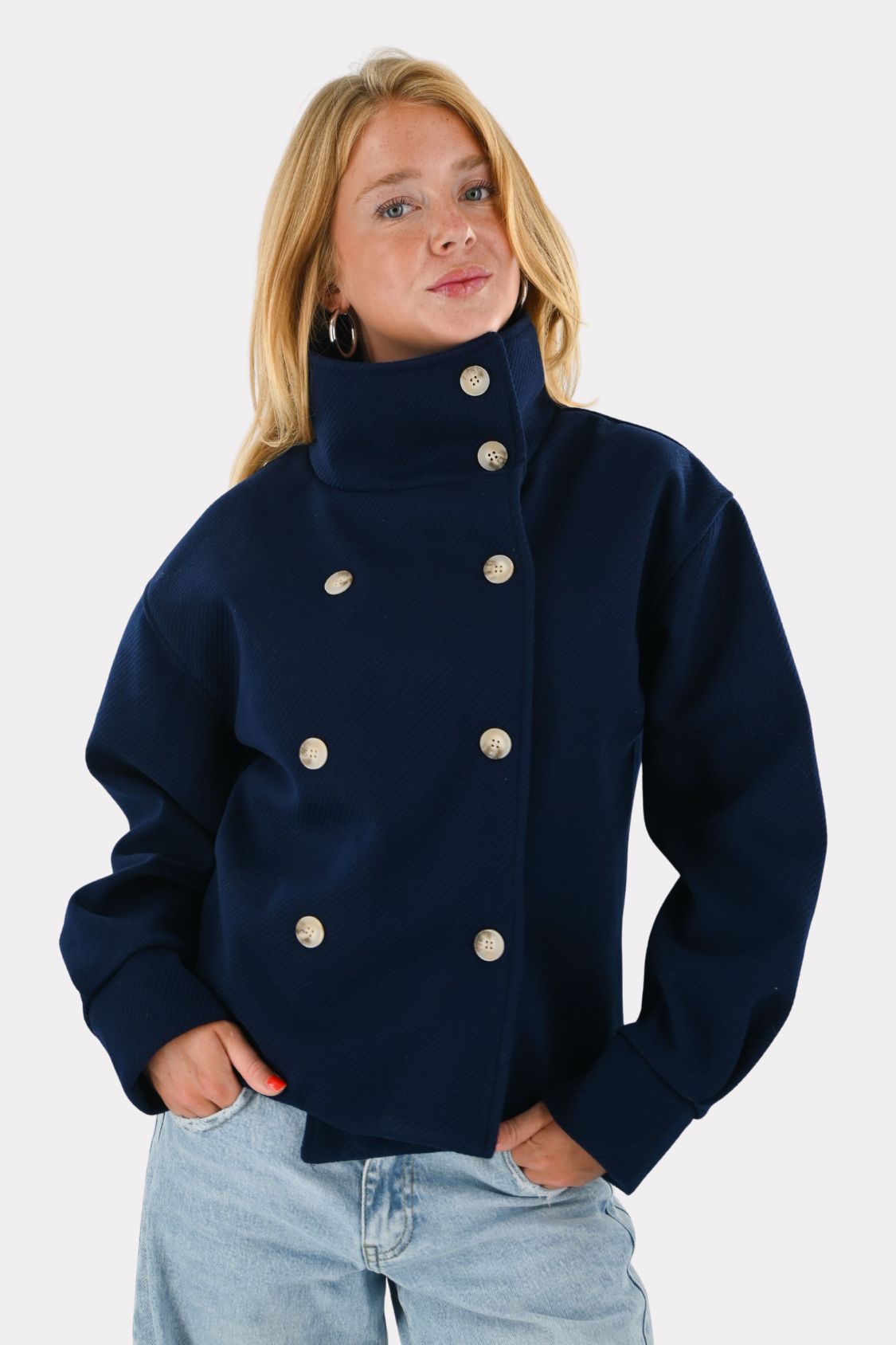 Olivia-Jacke - Marineblau