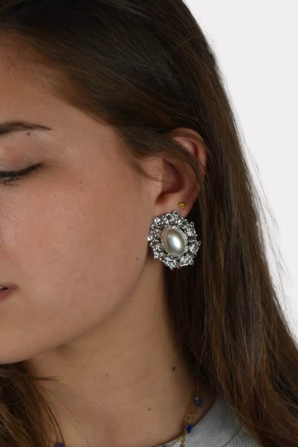 Vintage earrings - zilver