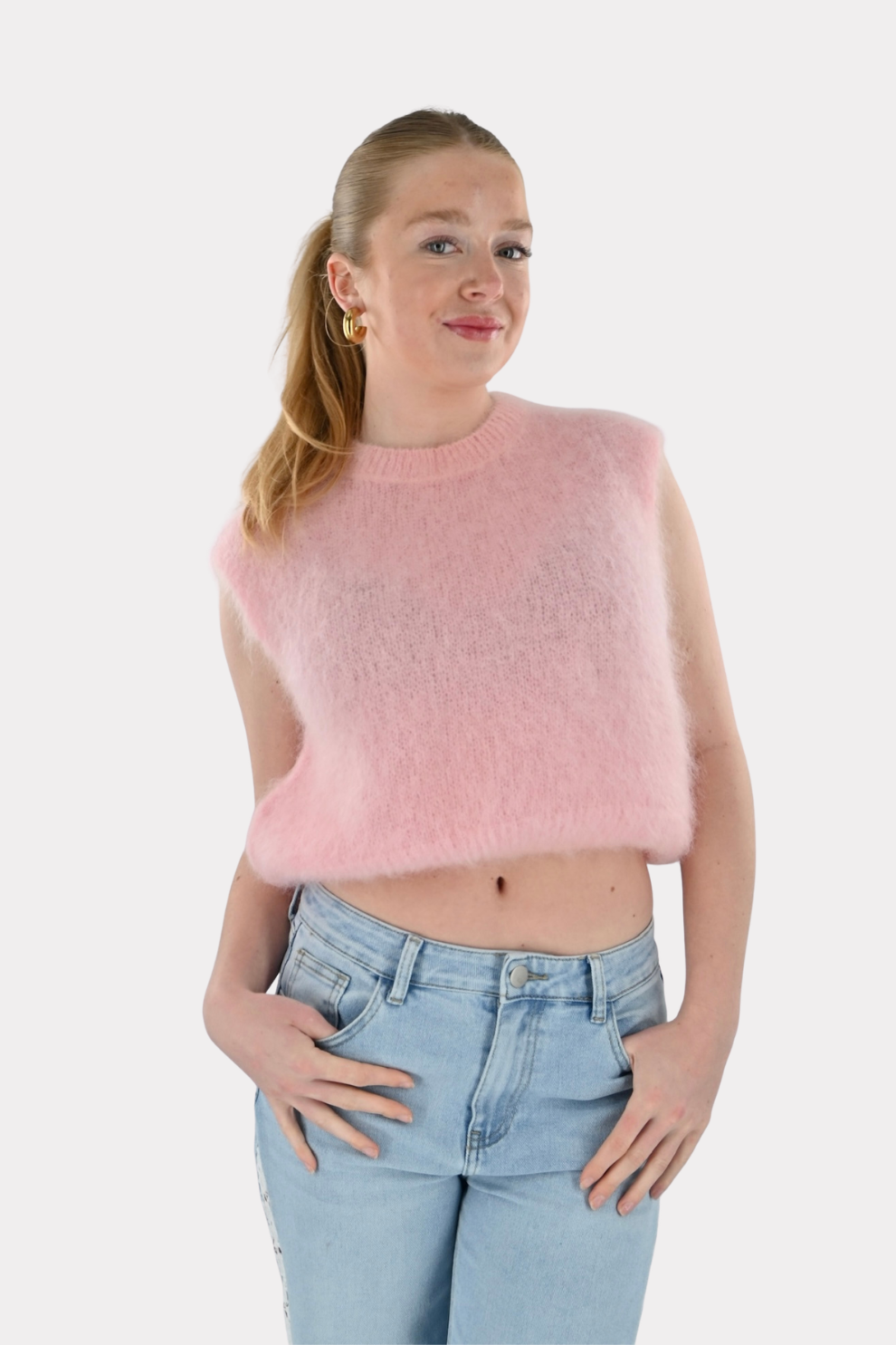 Soft classic knit  - licht roze