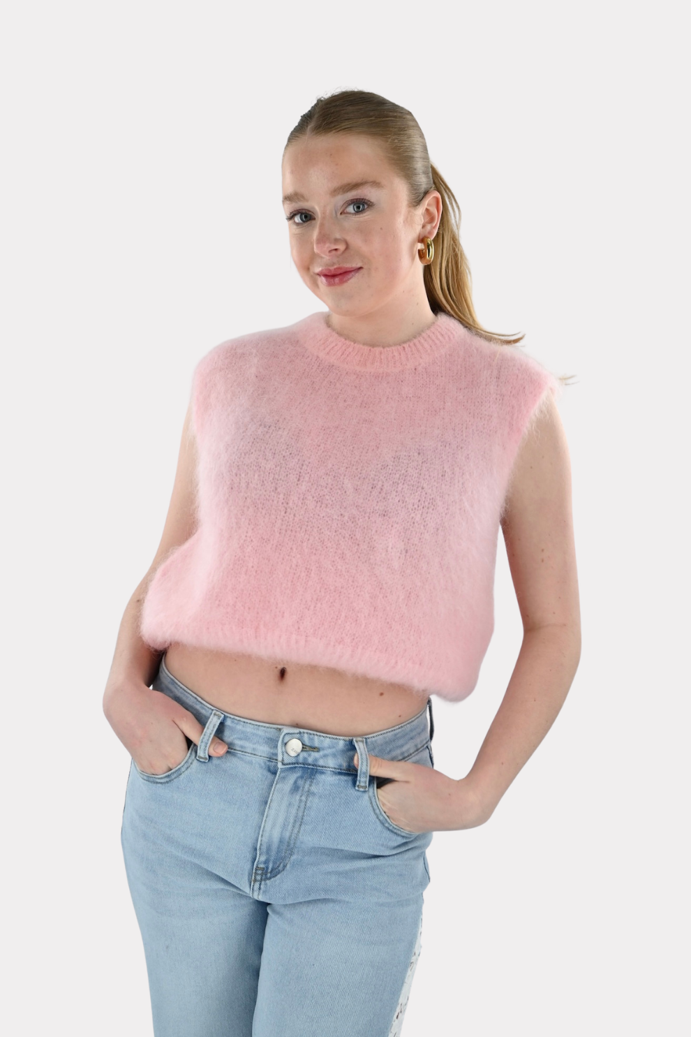 Soft classic knit  - licht roze