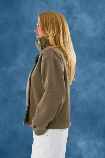 Olivia-Jacke - Taupe