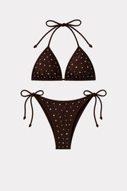 Studded bikini - bruin