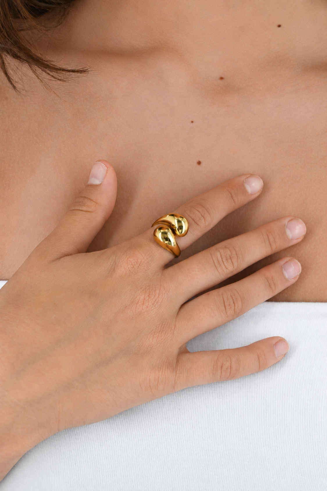 Markanter Ring - Gold