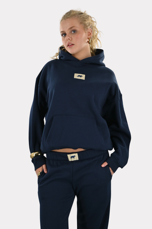 Tiger-étoile-sweat à capuche lounge-marine-Fashiontiger-1