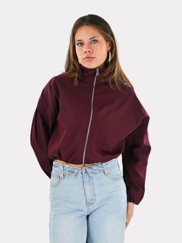 Essential jacket - burgundy