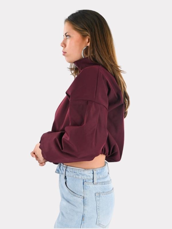 Essential jacket - burgundy