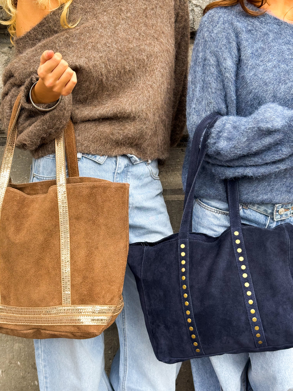 Trendy bag - taupe/goud