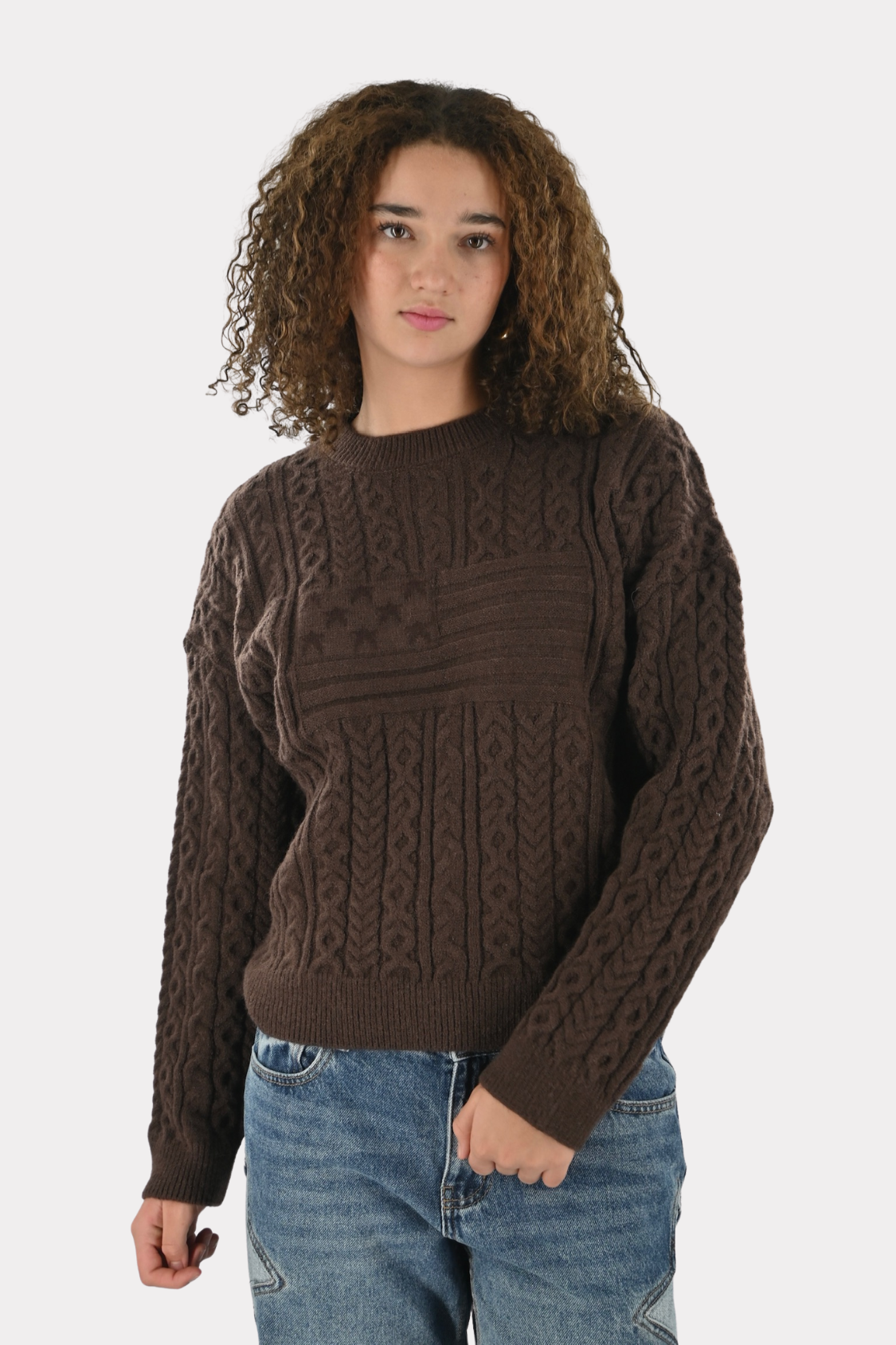 Flag-knit-brown-fashiontiger