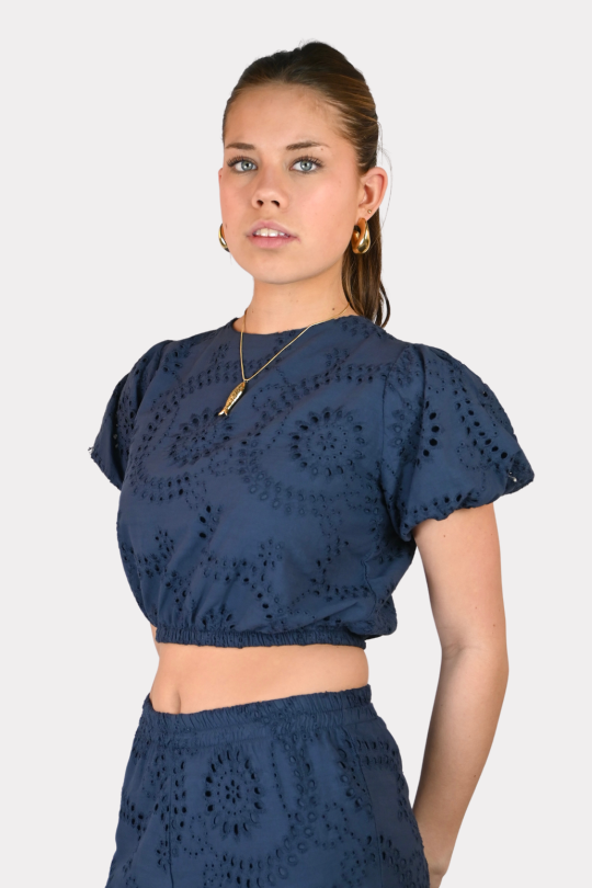 Valencia top - navy