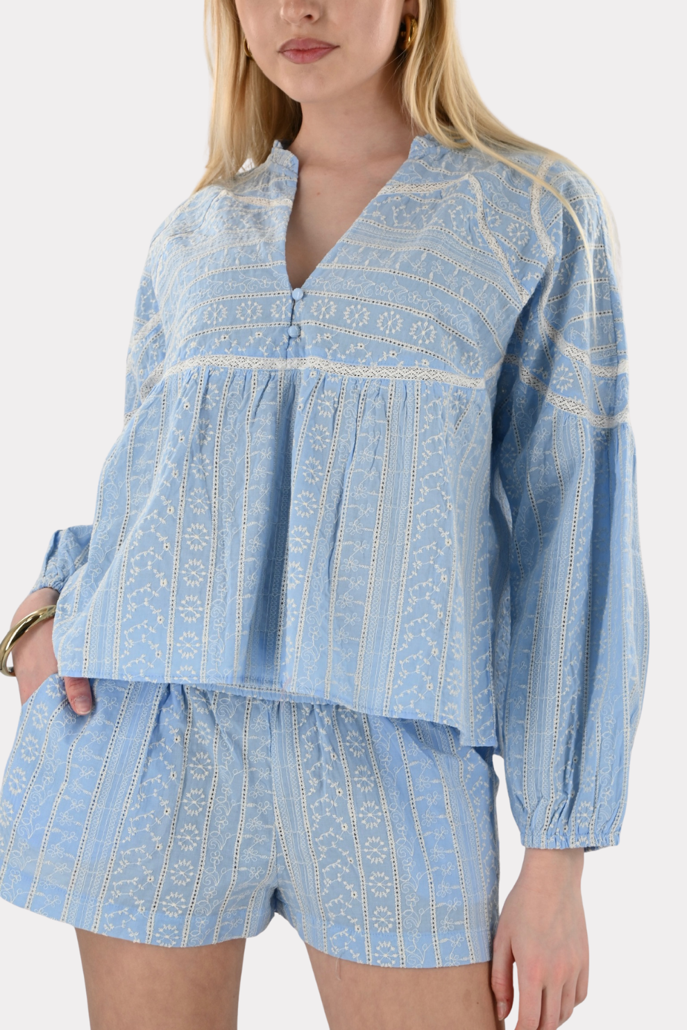 Blouse Dune - bleu clair