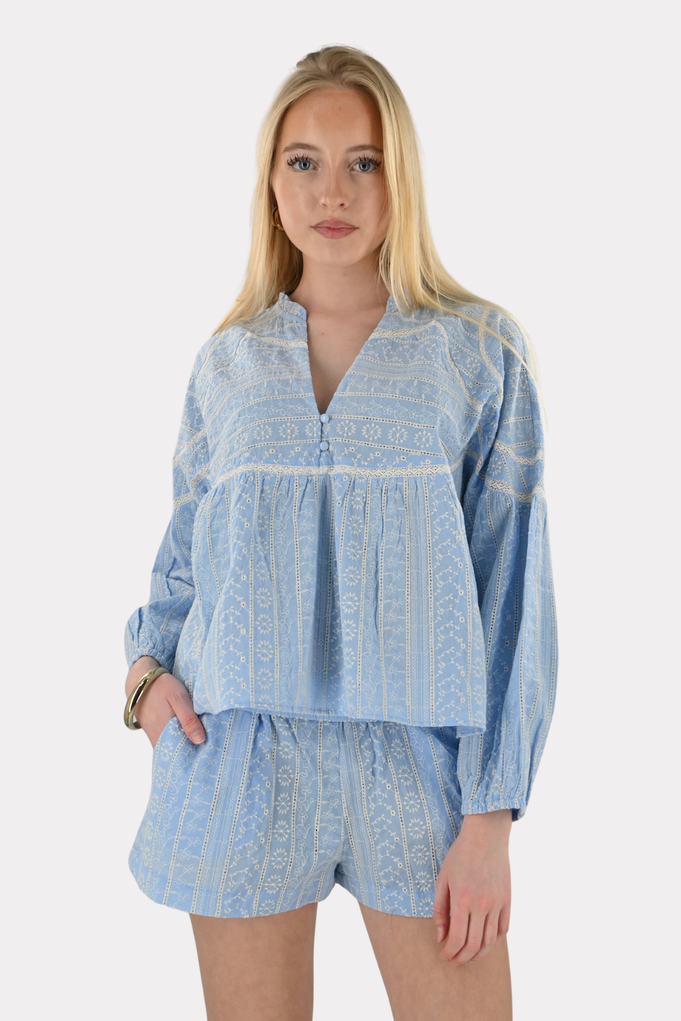 Blouse Dune - bleu clair
