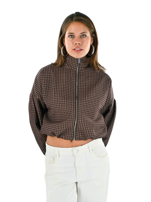 Autumn jacket check - bruin