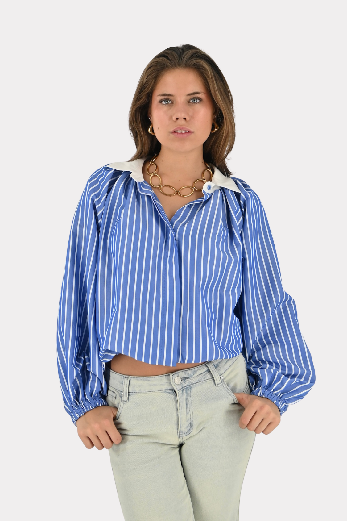 Rosa-blouse-striped-blue-white-fashiontiger-1