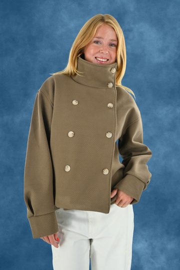 Olivia-Jacke - Taupe