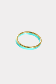 Bracelet pop de couleur - or/bleu