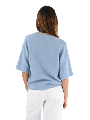 T-shirt en maille Danemark - bleu